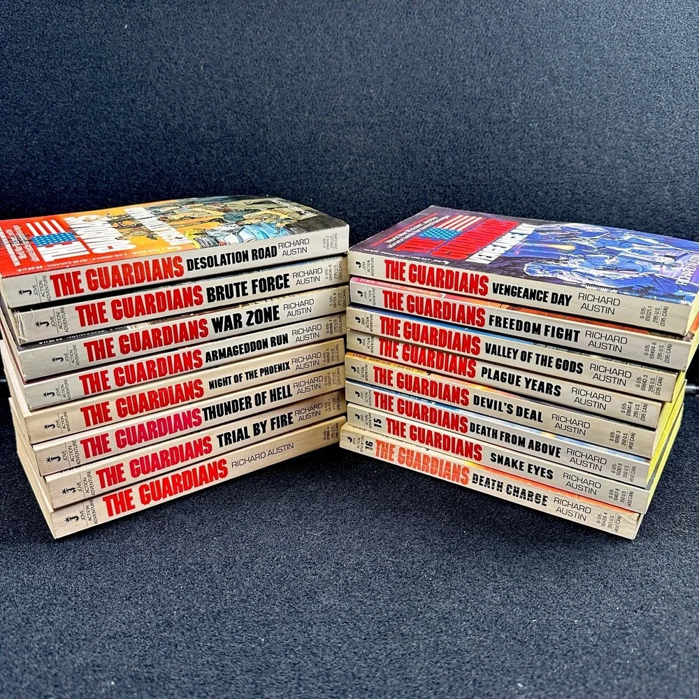 The Guardians Richard Austin Complete #1-16 Vintage Paperback Book Lot Jove